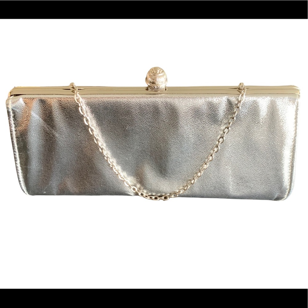 Vintage Silver Evening Bag - Picture 2 of 14